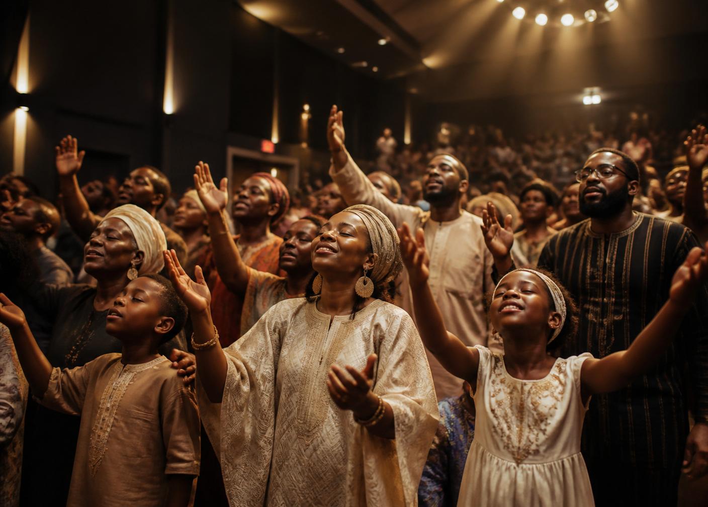 The Assembly gathered together in worship